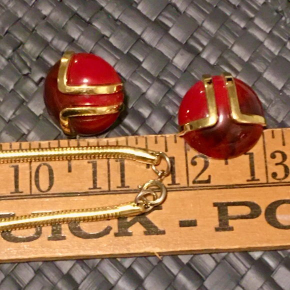 Vintage Lanvin Paris Necklace & Earrings - Picture 3 of 5